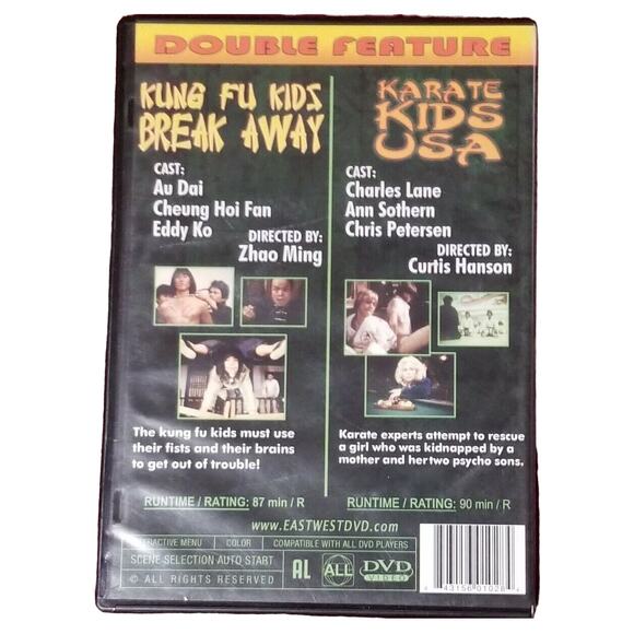 Martial Arts Double Feature Kung Fu Kids / Karate Kids USA DVD Movie Set - Picture 2 of 4